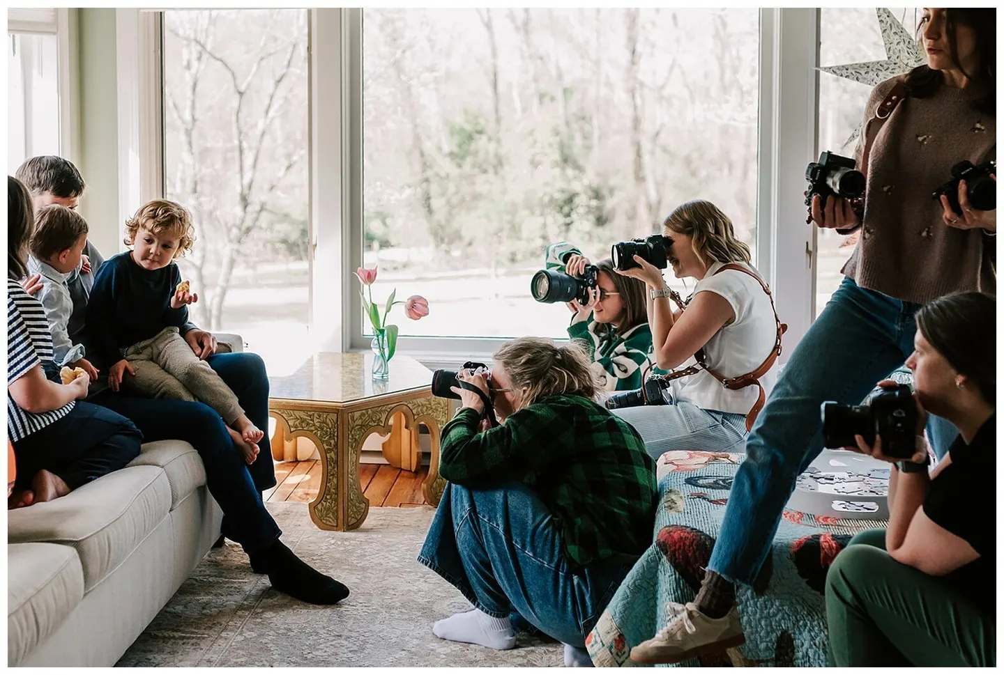 in-home family session training, education for photographers